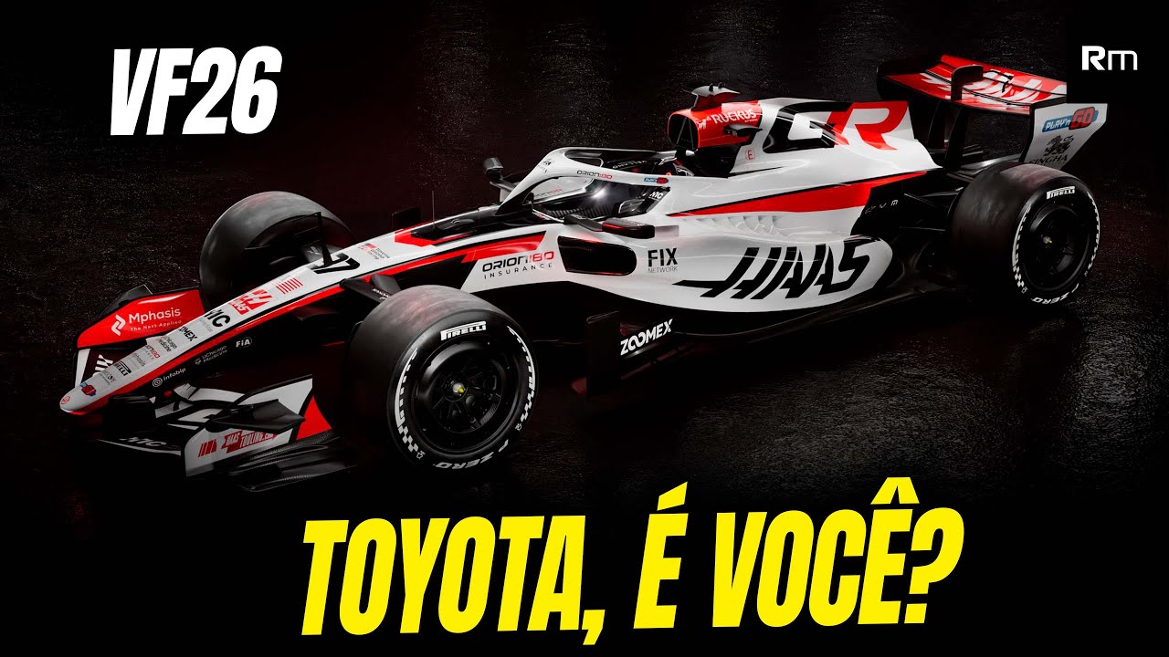 🚨 TOYOTA DOMINA PINTURA DA HAAS NA F1 2026! #formula1 #toyota