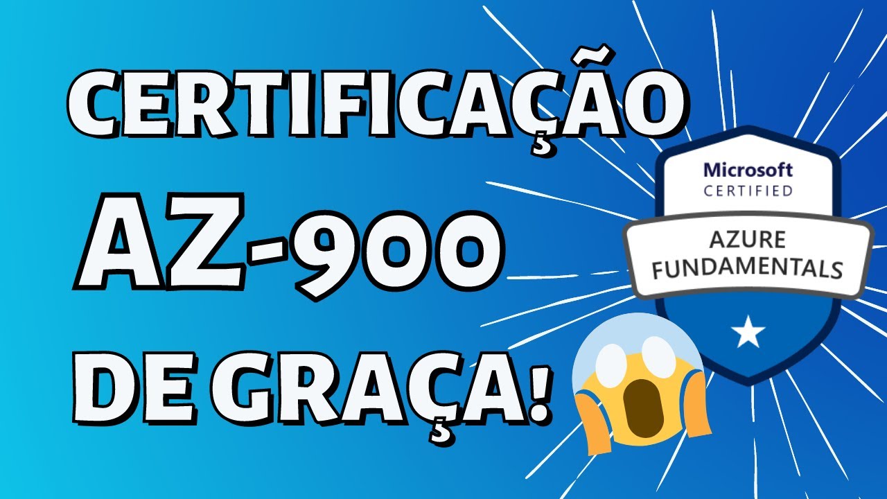 [Descontinuado] Certificação AZ-900 Microsoft Fundamentals de graça!