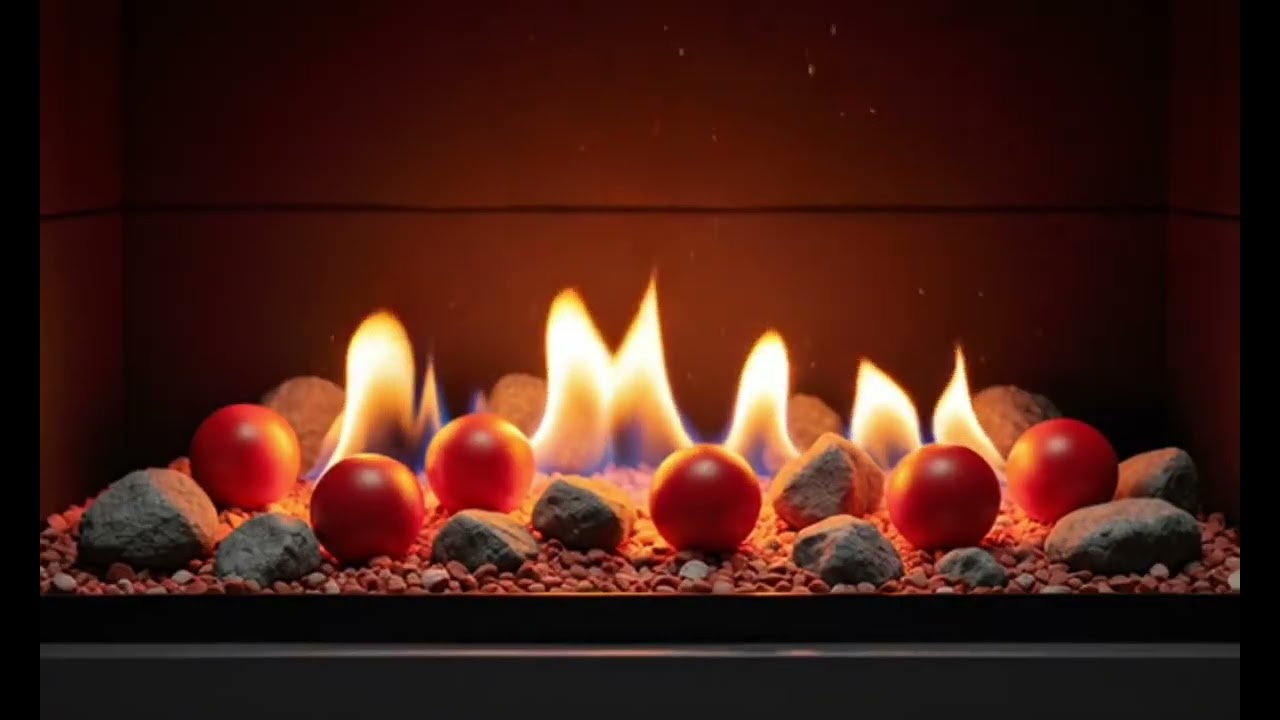 🔥 🔥 🔥Modern Crackling FIrePlace For Minimalist Cozy  8 Hours in 4K**