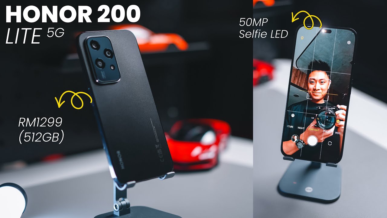 HONOR 200 Lite 5G: надежный смартфон среднего класса всего за 1299 ринггитов! | 512 ГБ, 108 Мп + ...