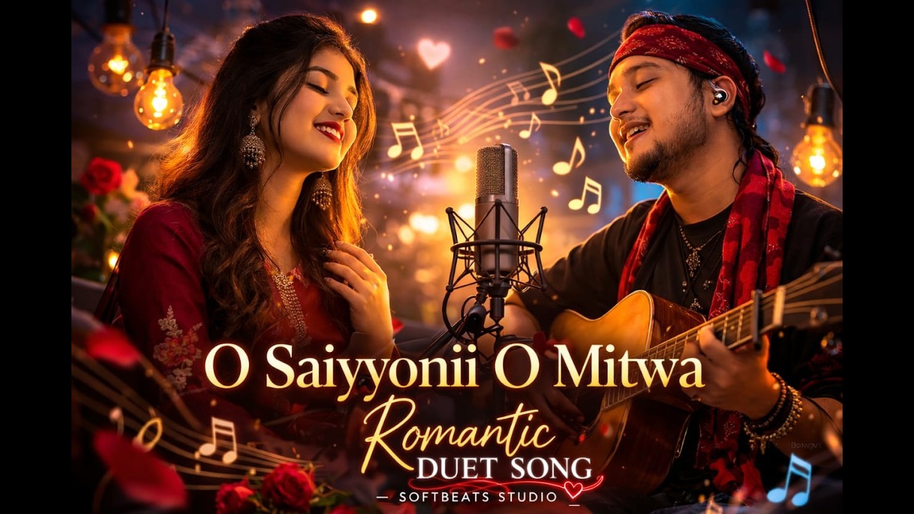 O Saiyyoni… O Mitwa ❤️ | Romantic Hindi Duet Song | Arunita & Pawandeep Style | SoftBeats Studio