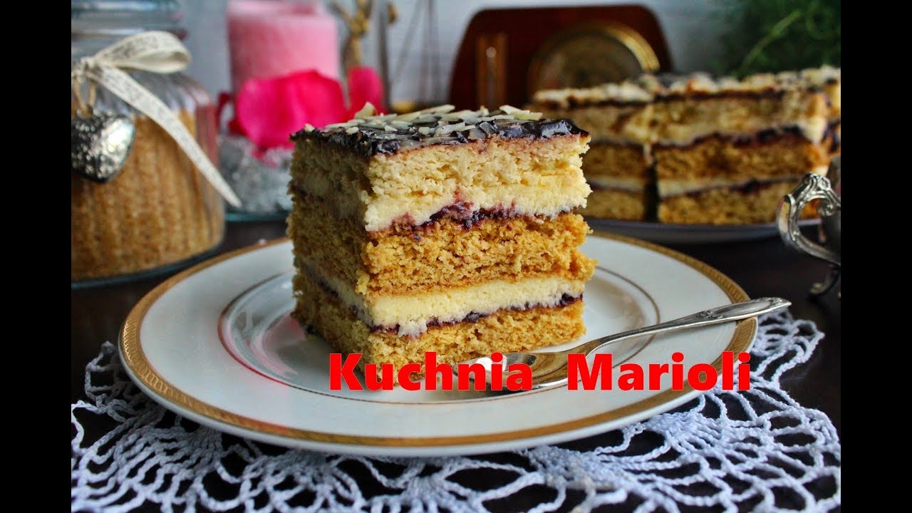 CIASTO - STEFANKA  NA  MIODZIE   Z MANNĄ