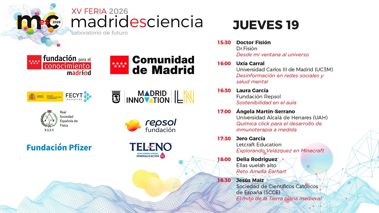 ¡XV Feria Madrid es Ciencia! - JUEVES TARDE (todas las ponencias)