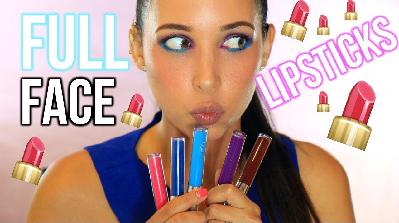 FULL FACE USING ONLY LIQUID LIPSTICKS Challenge | Mar ♥