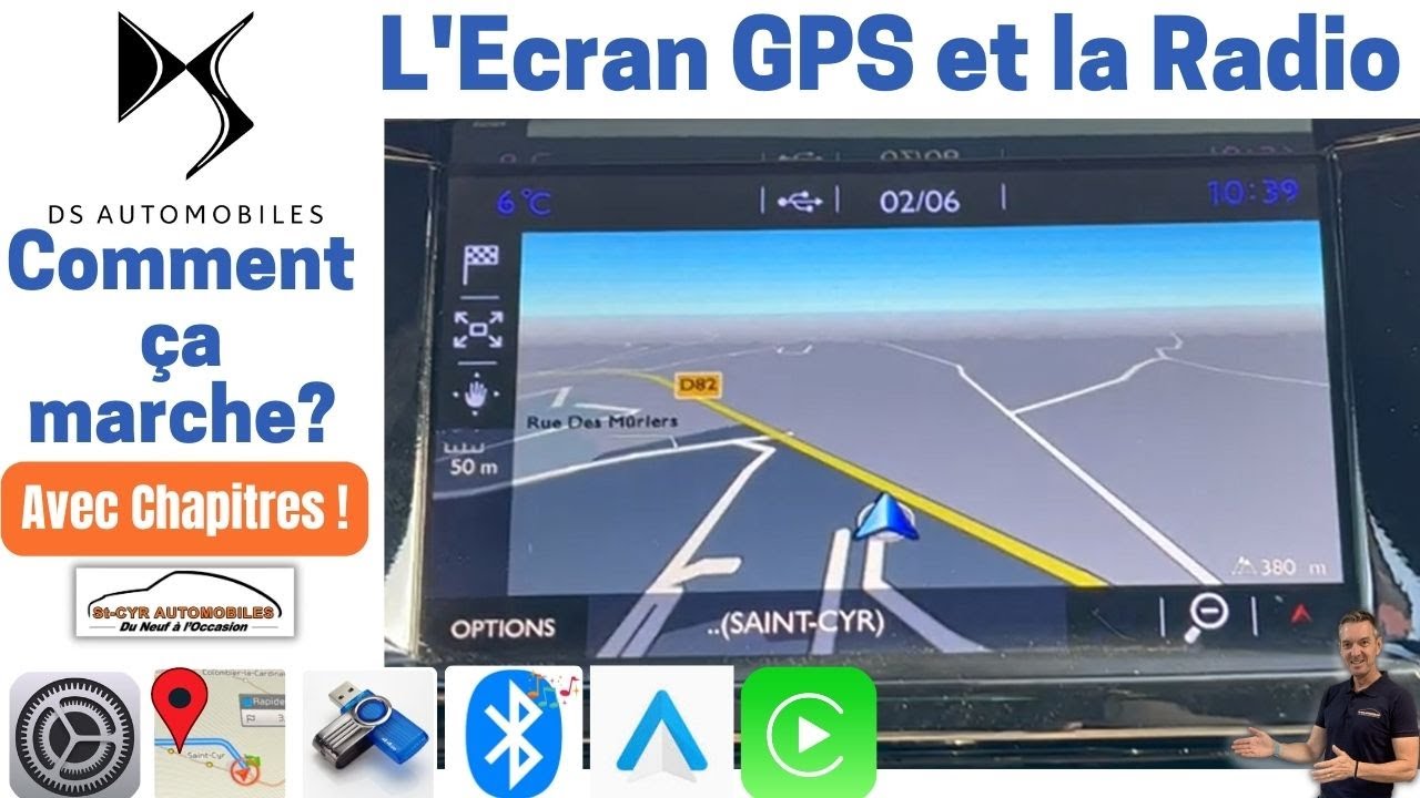 DS, ds3, ds4, ds5, ds7, Guide complet GPS, radio, Bluetooth, paramètres essentiels…