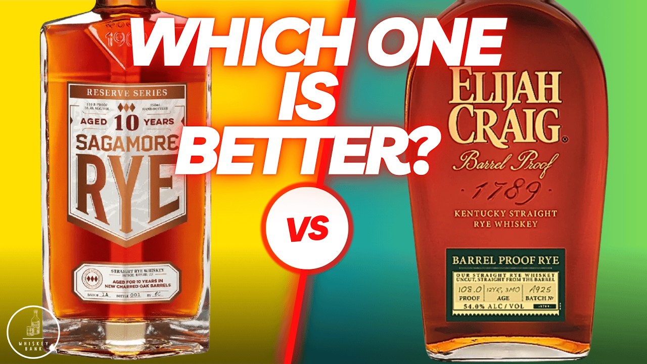 Какой новый ржаной виски купить? Sagamore 10 Years против Elijah Craig Barrel Proof A925! Узнайте!