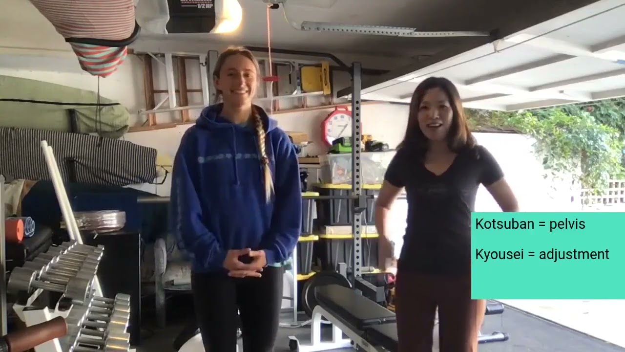 カーリーと先生の筋トレ & Language Lessons