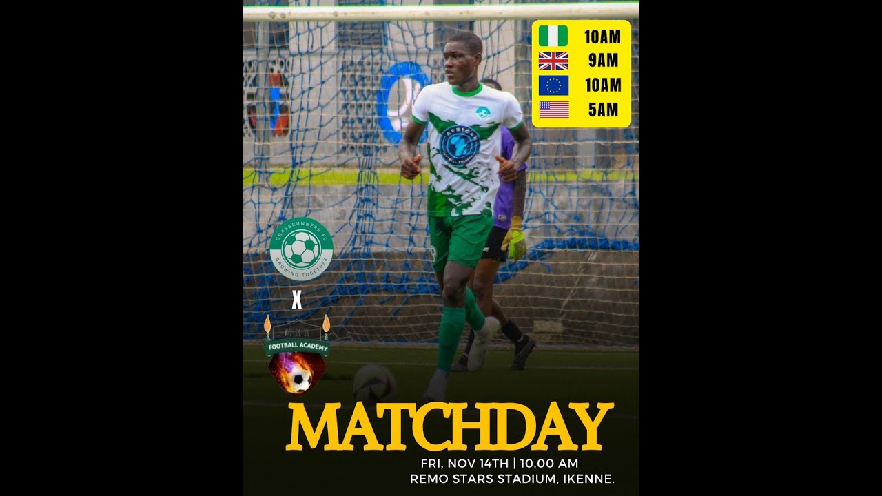 🟢 FRIENDLY MATCH: GRASSRUNNERS FC  vs MK ACADEMY