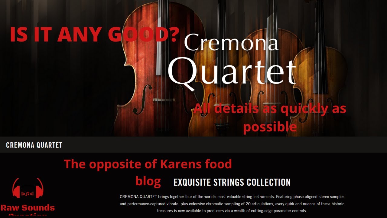 NO BULLCRAP REVIEW 1: Cremona Quartet