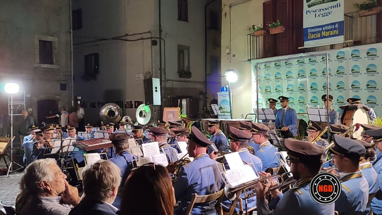 Marcia Vette d'Abruzzo Banda di Gioia del Colle 12/8/24 Pescasseroli Concerto per Franco Farias