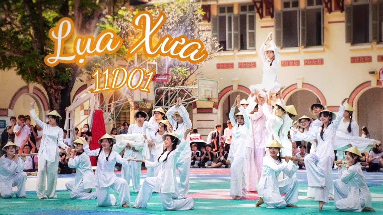 11D1 | FLASHMOB THPT MARIE CURIE 2024 | LỤA XƯA - GIẢI KK