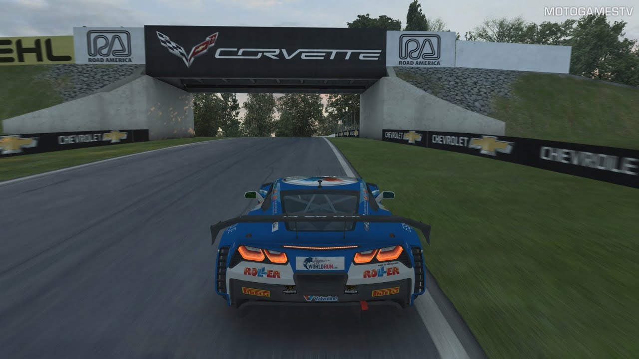 RaceRoom - Callaway Corvette C7 GT3-R at Road America [4K 60FPS]