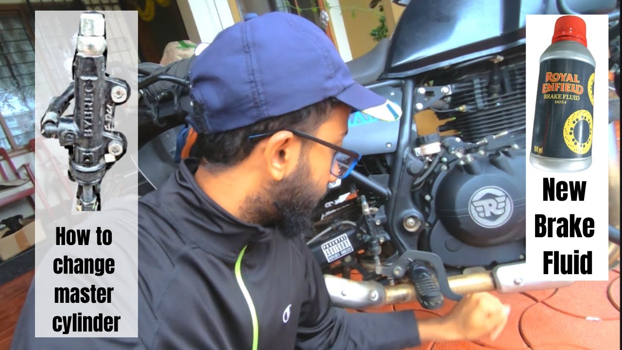 Changing Rear Brake Master Cylinder On Himalayan | Problem Solved |AmgK