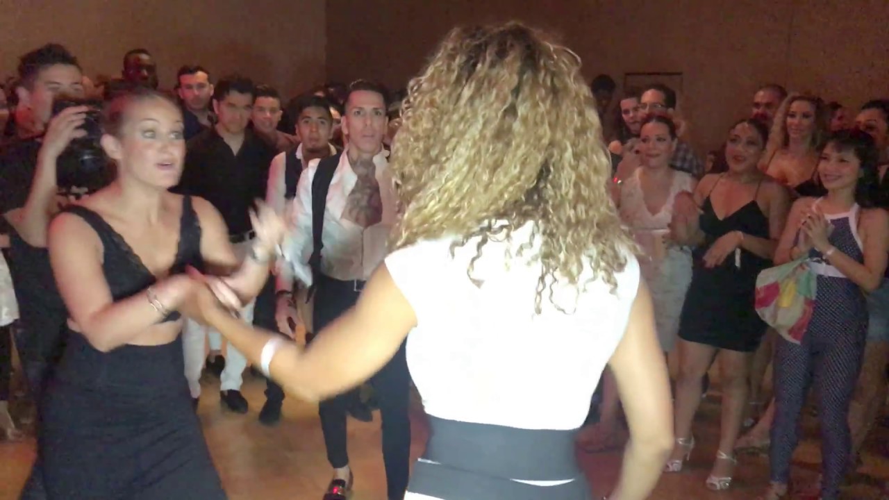LA ALEMANA  + STEPHANIE + JOHNNY VAZQUEZ & GIORGIO CAVALLO SALSA DANCING AT LABKS 2017