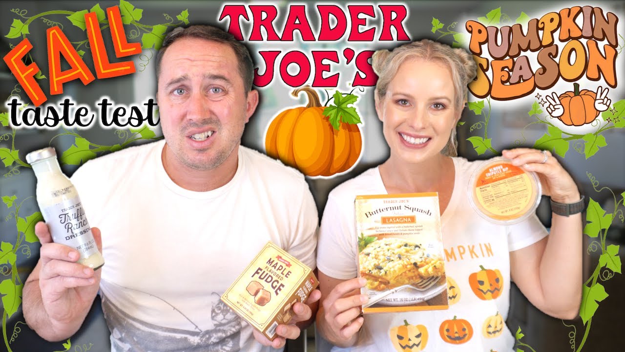 THE BEST FALL / PUMPKIN TRADER JOE'S TASTE TEST