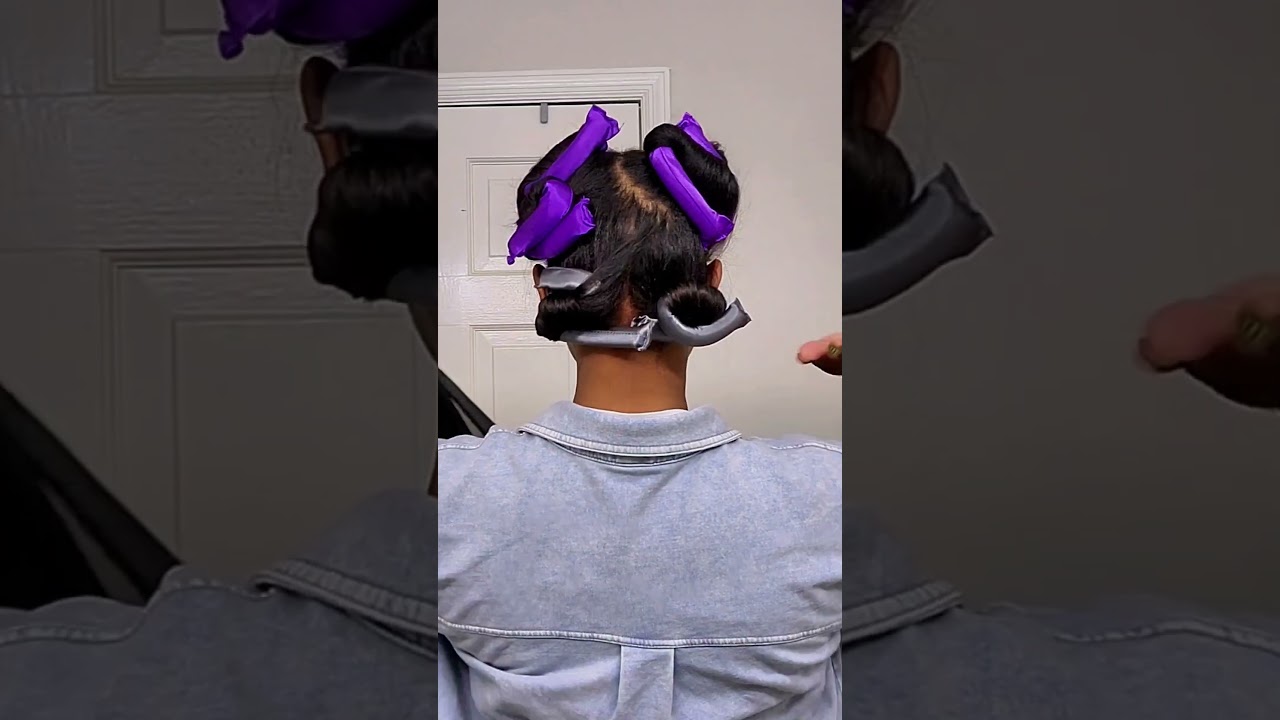 This is how you get heatless curls on straight natural hair 