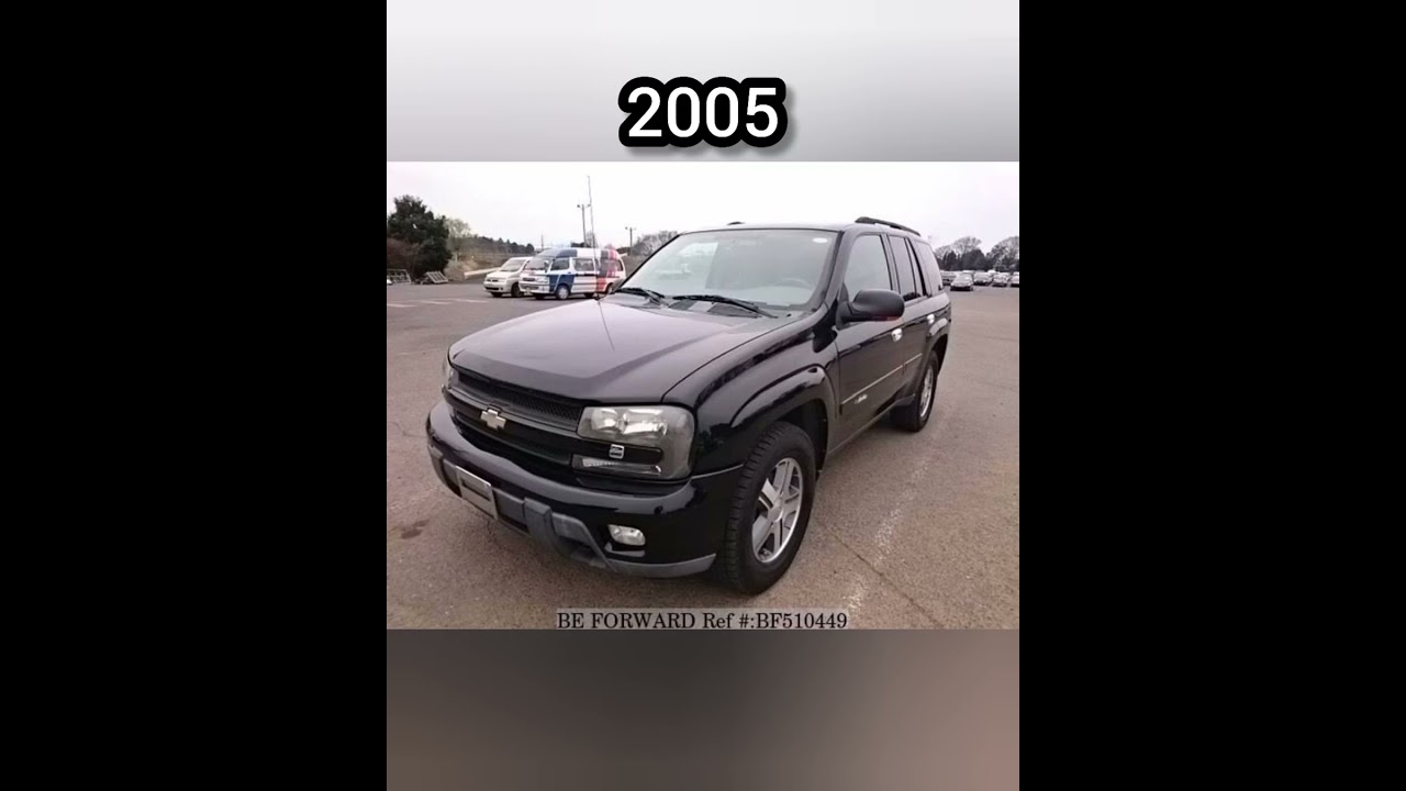 The Evolution of Chevrolet trailblazer (1999~2023) #shorts #trailblazer #evolution #youtubeshorts