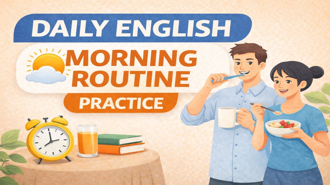 Daily English Morning Routine Practice | Speak English Every Morning
