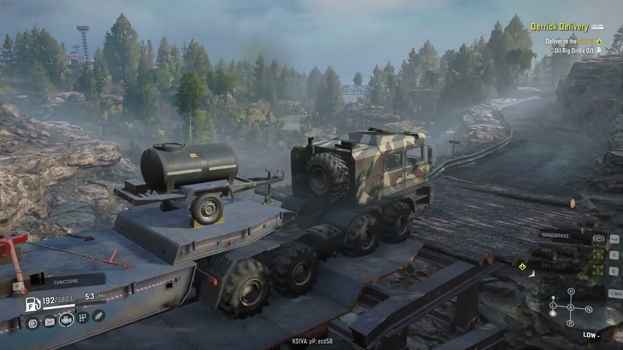 SnowRunner - Zimnegorsk bridge crossing