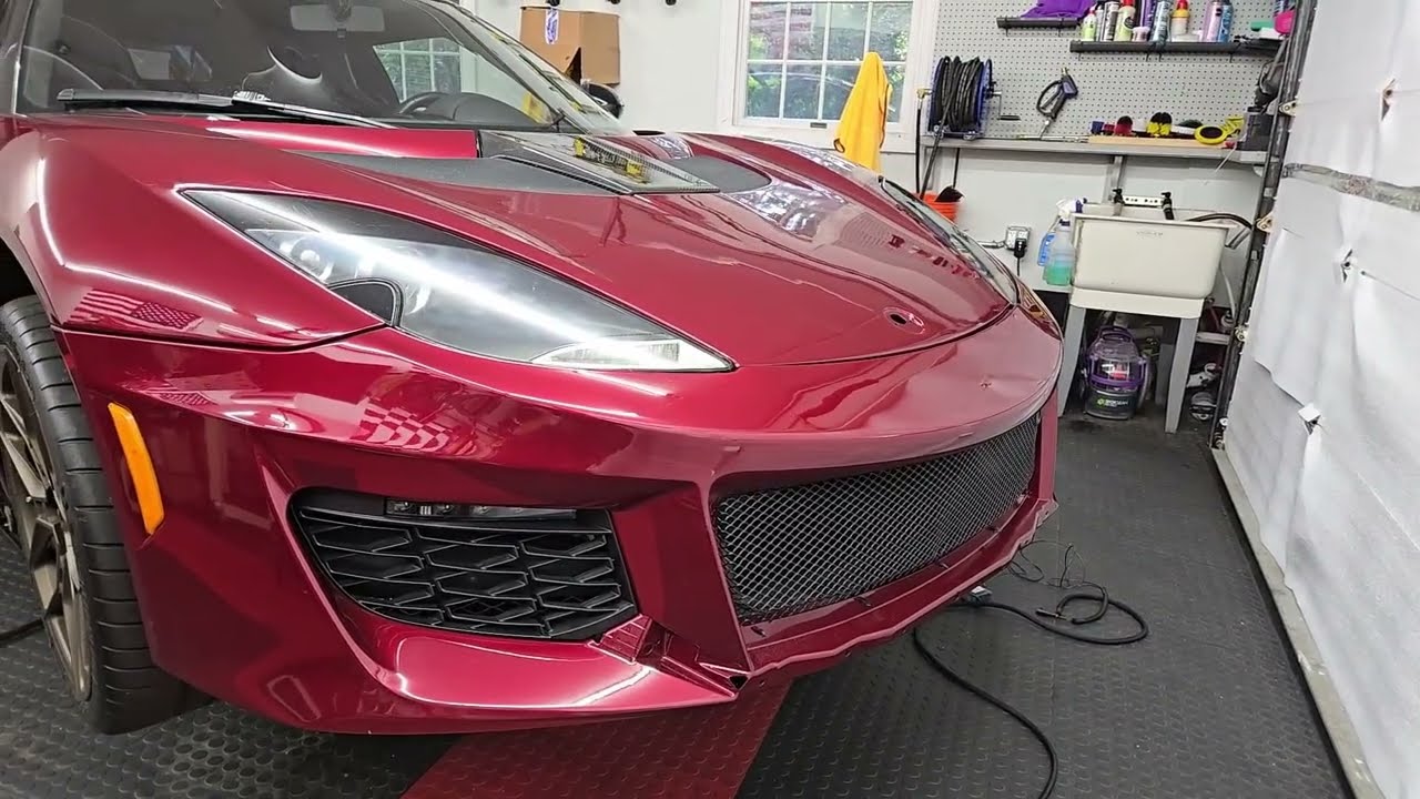 Lotus Evora - Upgrading to '400' Front Bumper and DRL install