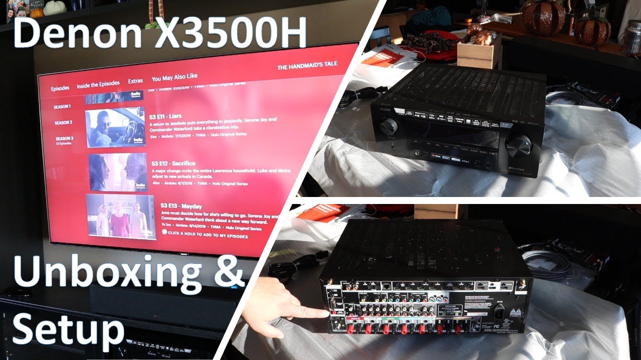 Denon AVR X3500H Unboxing & Setup