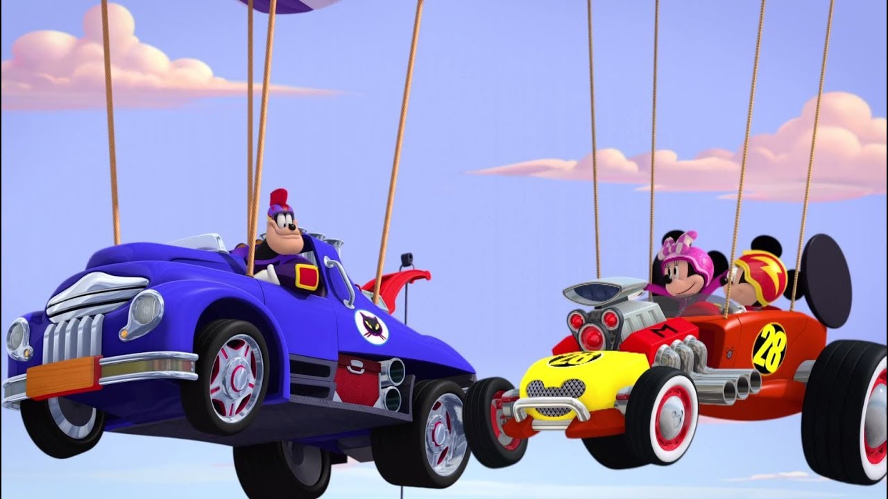 מיקי מאוס: מכוניות המירוץ | מירוץ המכוניות הפורחות
