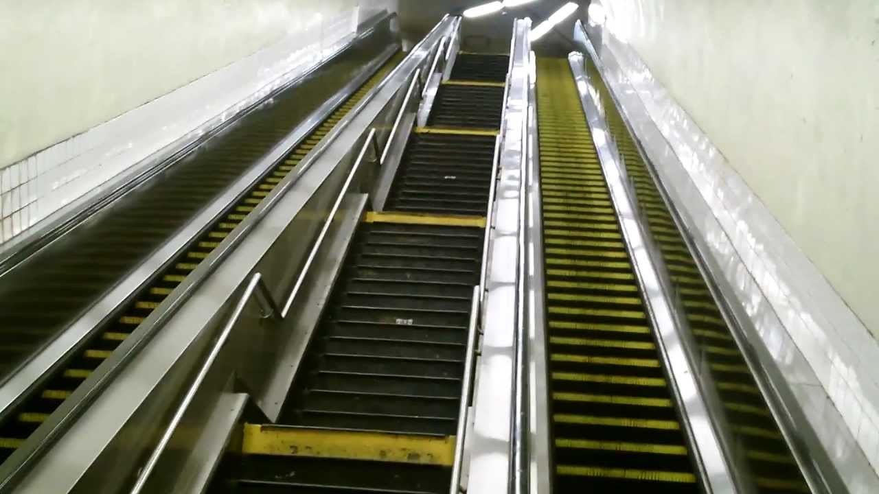 Broken Escalator at a NYC Subway Station