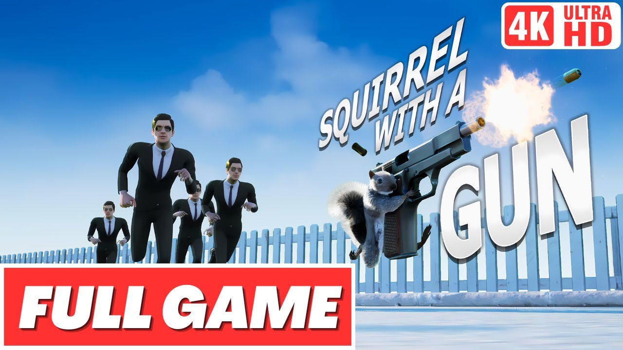 SQUIRREL WITH A GUN Gameplay Walkthrough FULL GAME - No Commentary