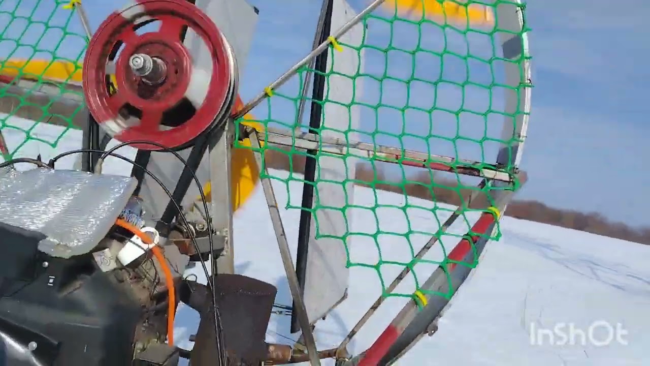 Аэролодка, весенние покатушки.