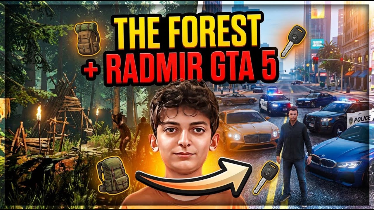 ՍԹՐԻՄ😁/THE FOREST🌳 + RADMIR GTA 5🤩