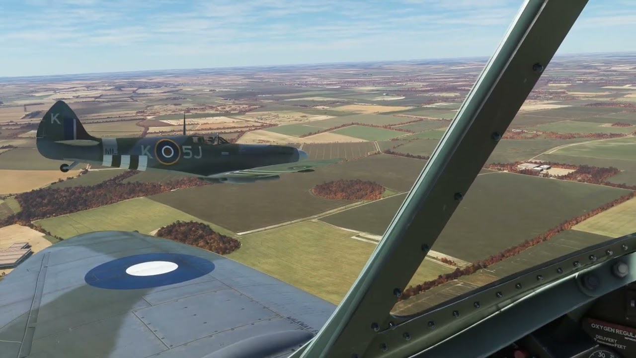 Microsoft Flight Simulator Spitfire Duo @Duxford