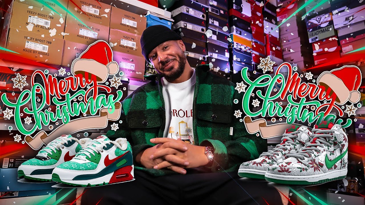LES MEILLEURES SNEAKERS DE NOËL !!🎄SNEAKERS & CHRISTMAS 🎅🏼