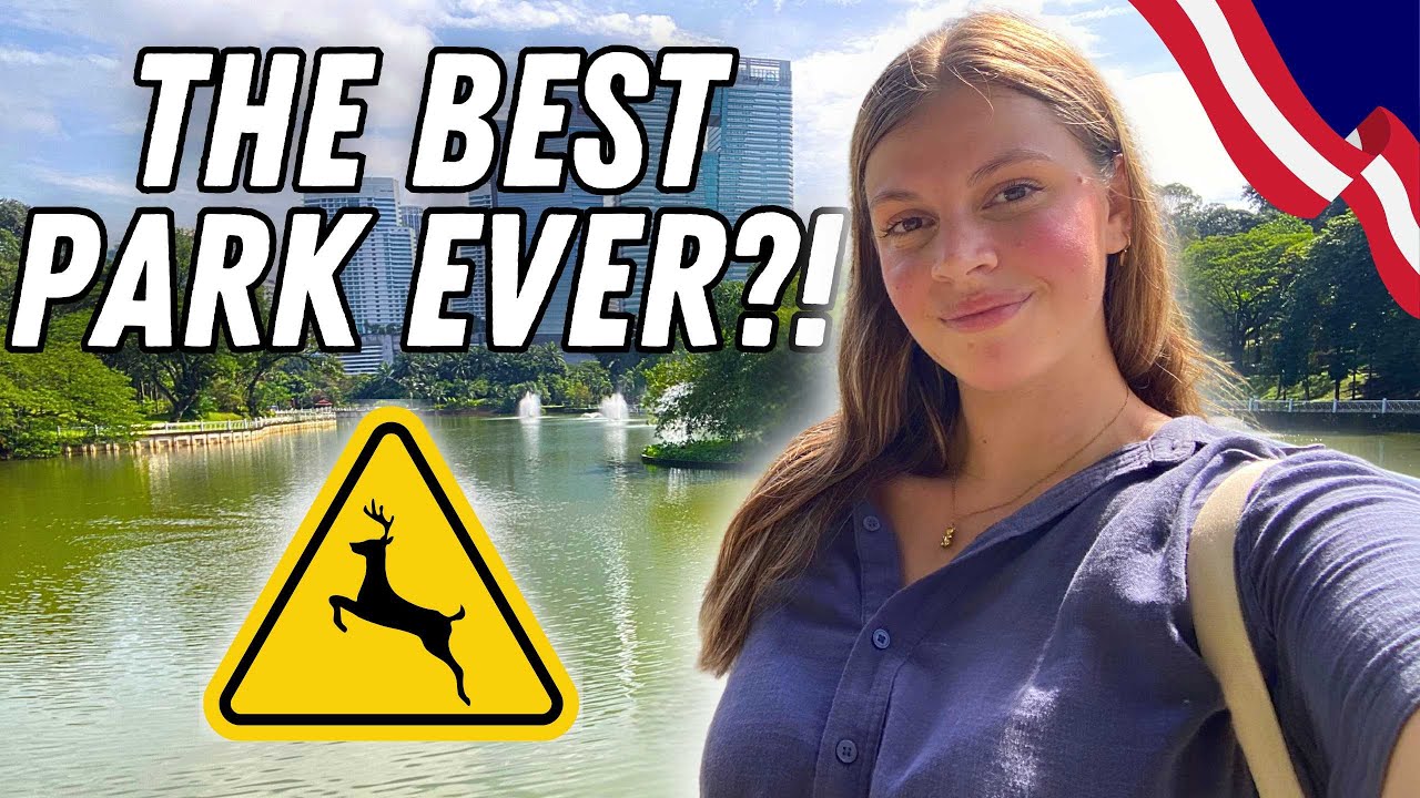 Посещение ботанического сада Пердана в Куала-Лумпуре, Малайзия.