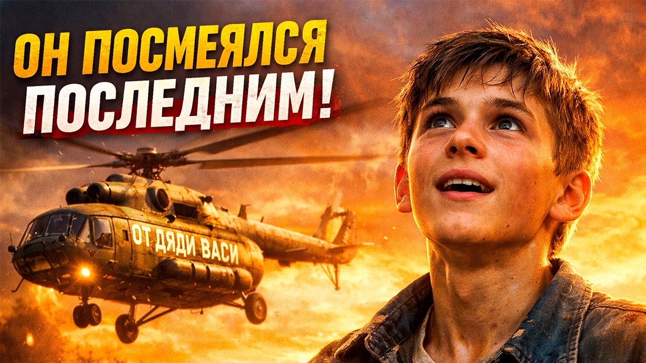 Мажоры смеялись над его обносками, но когда в небе показался ВЕРТОЛЕТ... Все замерли!