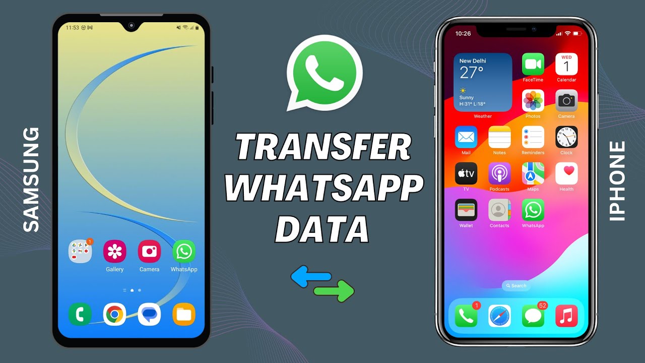 Migrate/Transfer WhatsApp Data from iPhone to Samsung Phone