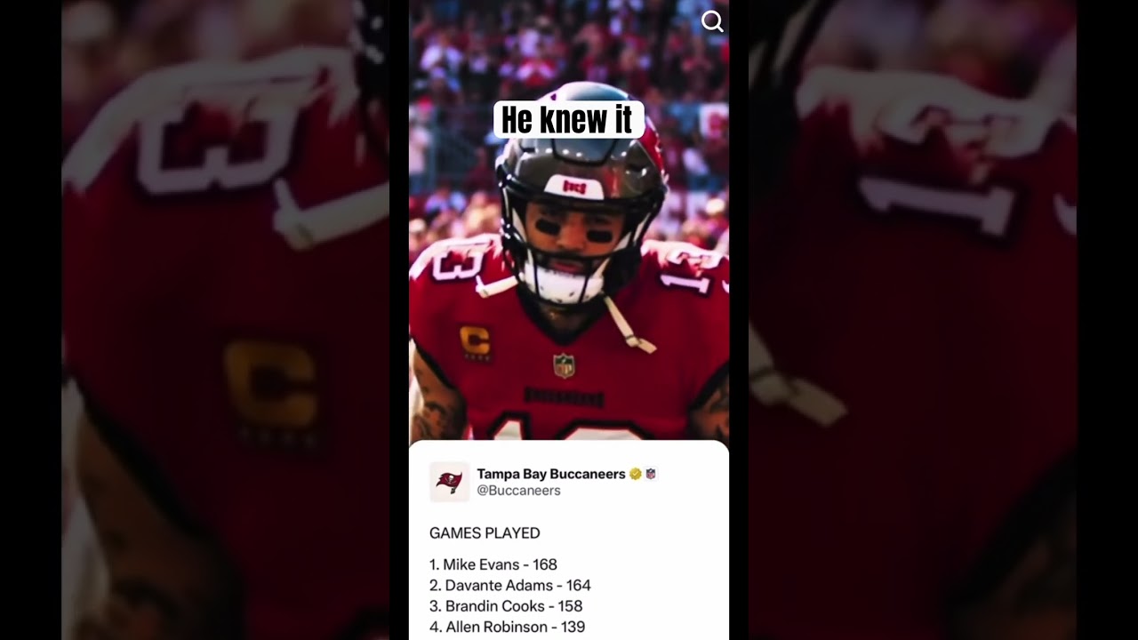 Mike Evans glow up ✨✨✨ 