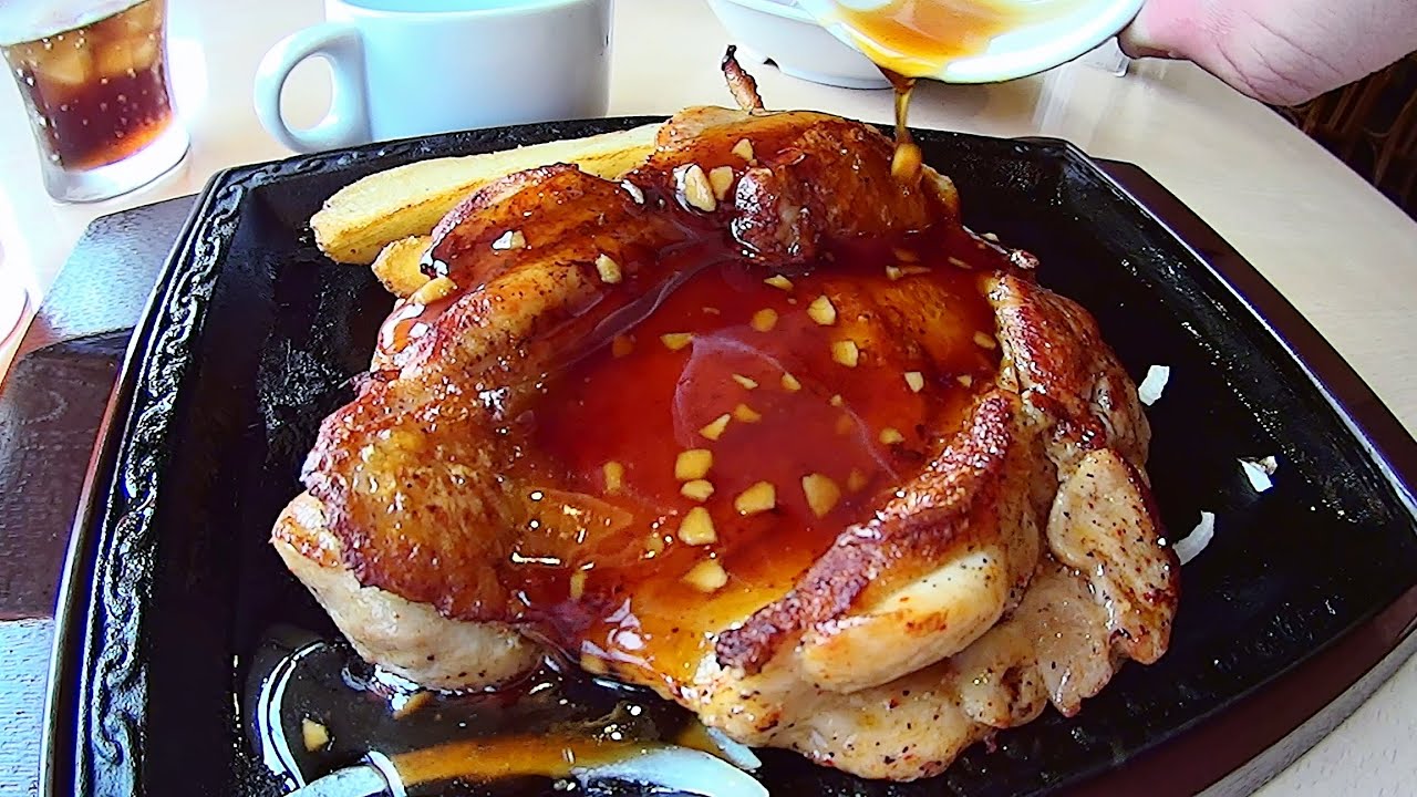 【めし動画】 ステーキガストの「若鶏のスパイスグリル」　Chicken Fried Steak