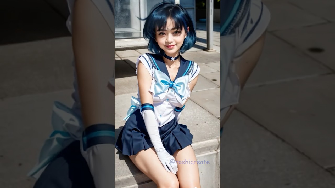 What if Sailor Mercury was real? 🌙💫 