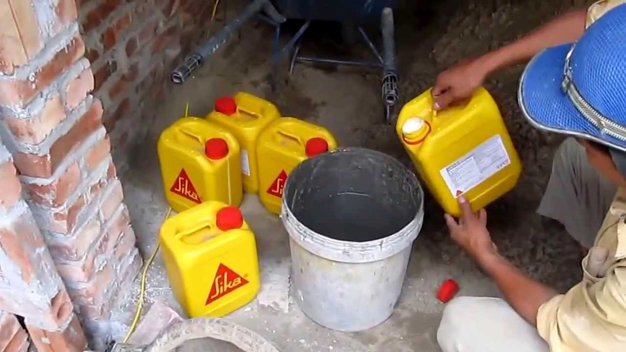 Thi công Sika LATEX TH