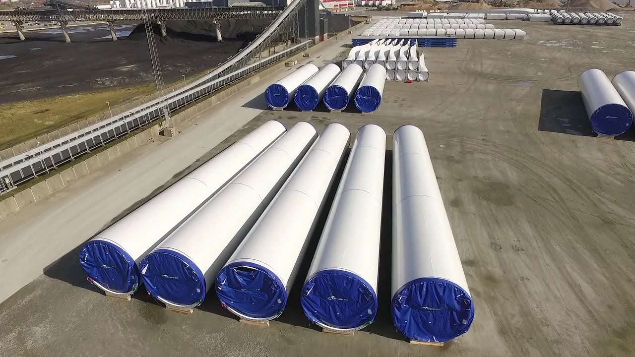 Transport of wind components to Fosen Vind I Blue Water Shipping