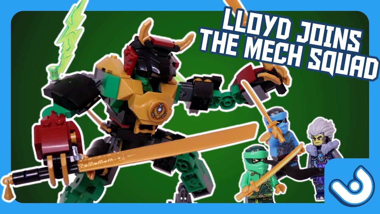 LLOYD MECH! LEGO Ninjago Dragons Rising 2024 Lloyd's Elemental Power Mech 71817 EARLY Review