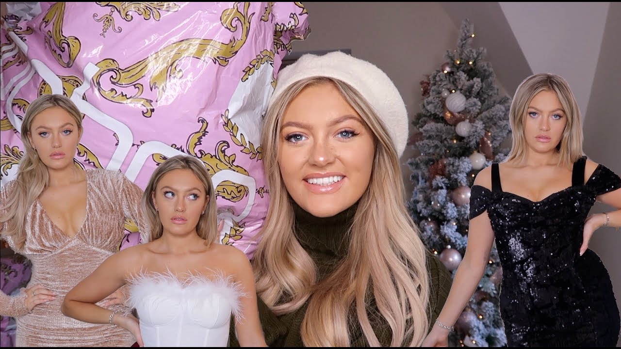 BOOHOO TRY ON CHRISTMAS/NYE HAUL!!!! CYBER MONDAY & BLACK FRIDAY DEALS!!!