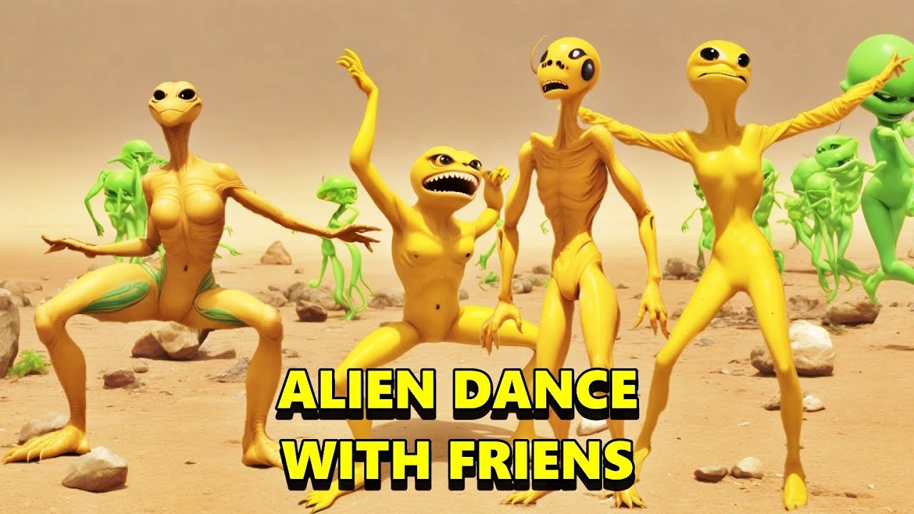 ALIEN DANCE - ALIEN YELLOW WITH FRIENDS