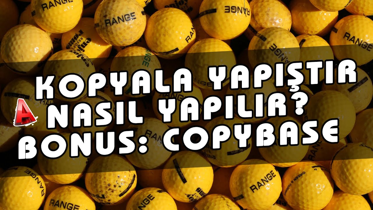 AutoCAD Kopyalama Yapıştırma Nasıl Yapılır? Başka Sayfaya Kopyalama Yaparken Donuyor? Ders