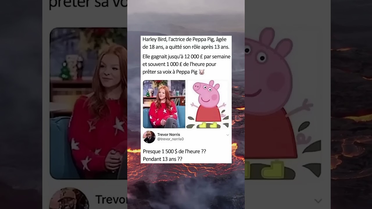 Harley Bird gagne jusqu’à 12 000 livre sterling par semaine 