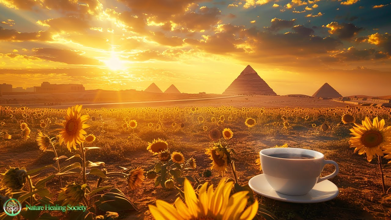 RELAXING GOOD MORNING MUSIC 🥰  Positive Energy Wake Up Meditation Music 528Hz