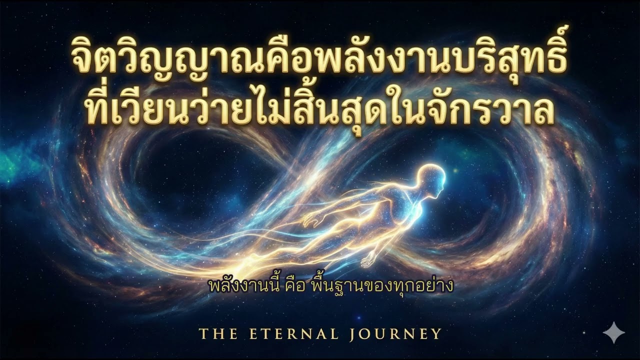 จิตวิญญาณคือพลังงานบริสุทธิ์ที่เวียนว่ายไม่สิ้นสุดในจักรวาล