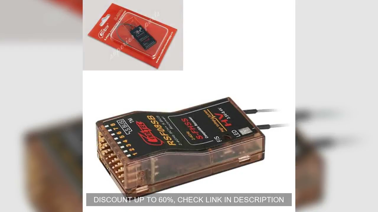 RSF08SB 8ch Futaba S-FHSS S.BUS Compatible Receiver for 10J 8J 6K 6J 14sg 18MZ WC 18SZ Frsky Delta 8
