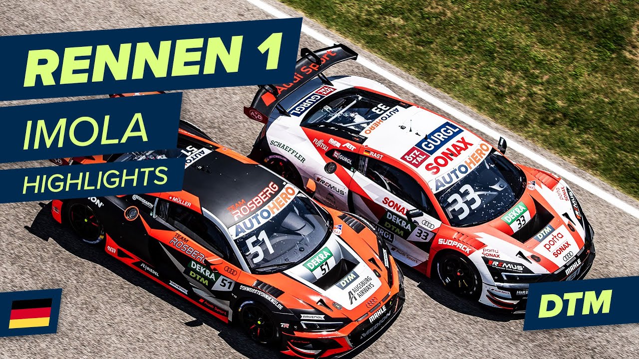 Hei&szlig;es Rennen in Imola | Highlights DTM Race 1 - Imola | DTM 2022