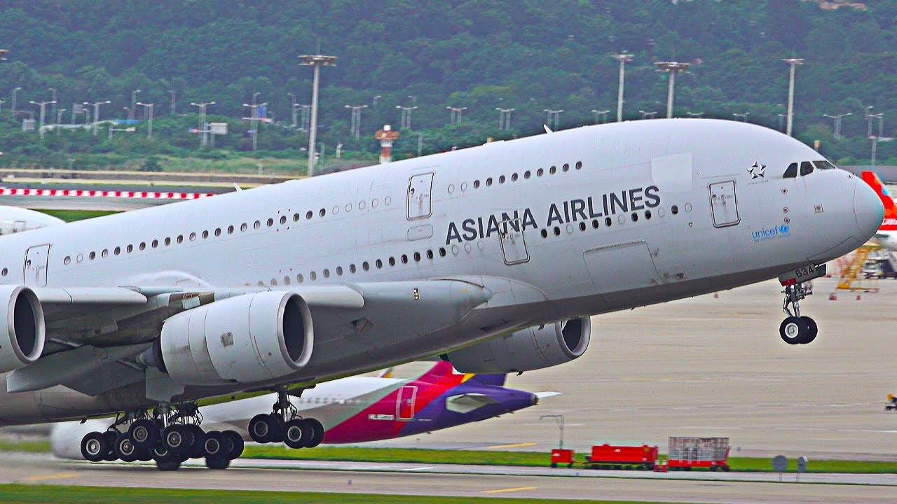 ✈️ 인천공항 비행기 1시간 힐링 타임 | 이륙과 착륙 모음